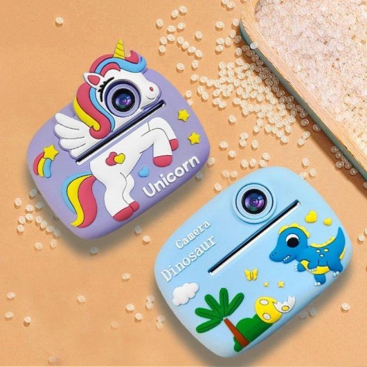 Cámara Instantánea Klack Kit Infantil Impresión Instantánea Vídeo HD Azul