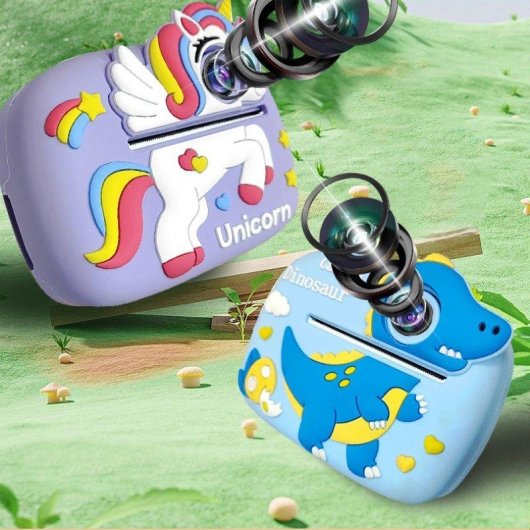 Cámara Instantánea Klack Kit Infantil Impresión Instantánea Vídeo HD Azul