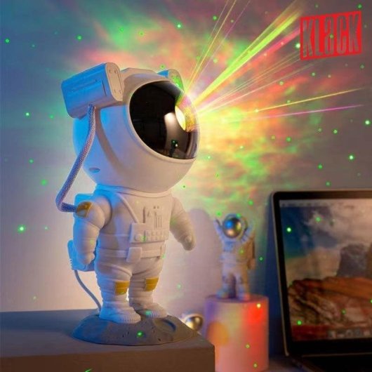 Proyector De Luz Klack Astronauta 360° 7 Efectos De Nebulosa Para Cielo Nocturno