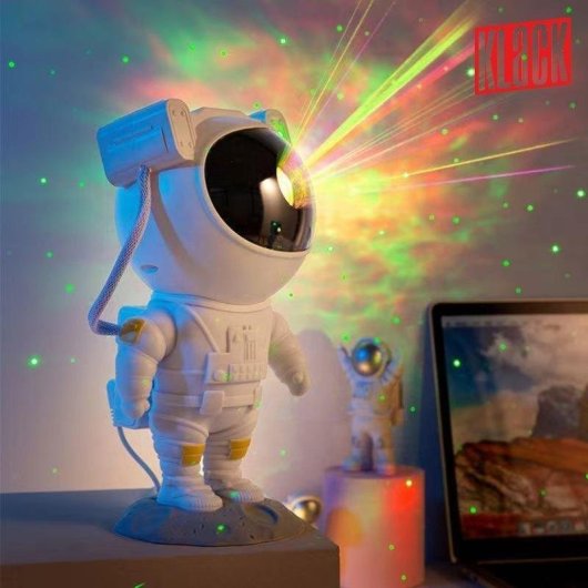 Proyector De Luz Klack Astronauta 360° 7 Efectos De Nebulosa Para Cielo Nocturno