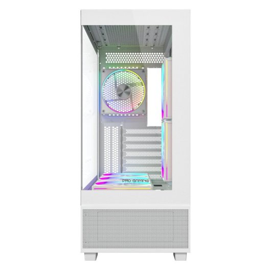 Caixa PC ProGaming Kian V2 Branca ATX Mid Tower 6 ventiladores ARGB