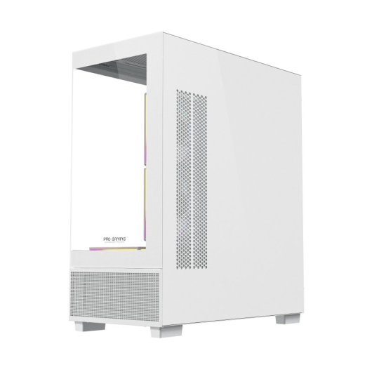 Caixa PC ProGaming Kian V2 Branca ATX Mid Tower 6 ventiladores ARGB