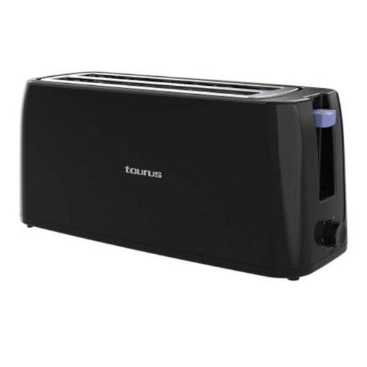 Tostadora Taurus 2 ranuras 1200W bandeja migas extraíble negro