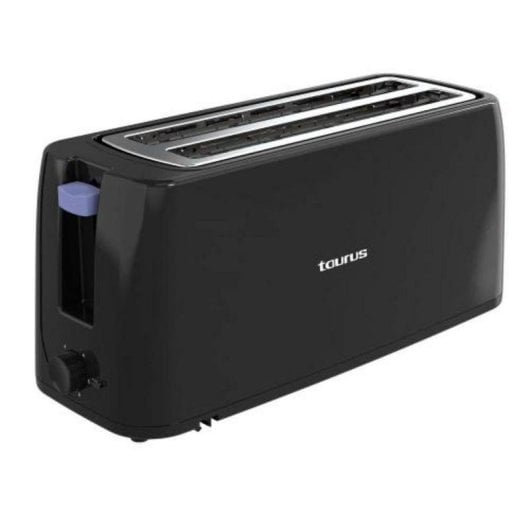 Tostadora Taurus 2 ranuras 1200W bandeja migas extraíble negro