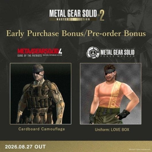 Metal Gear Solid: Master Collection Volumen 2 Nintendo Switch 2