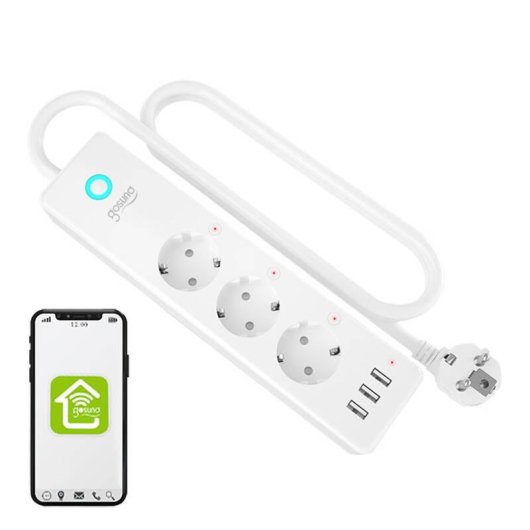 Prise intelligente Gosund P1 PLUS Wi-Fi Commande vocale et Statistiques de consommation