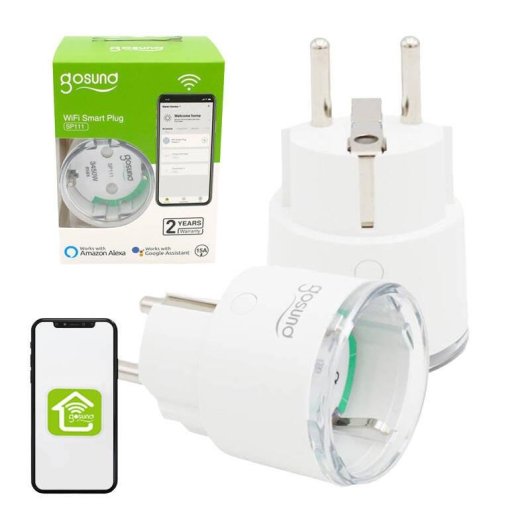 Prise intelligente Gosund SP111 Commande vocale et Wi-Fi Statistiques de consommation