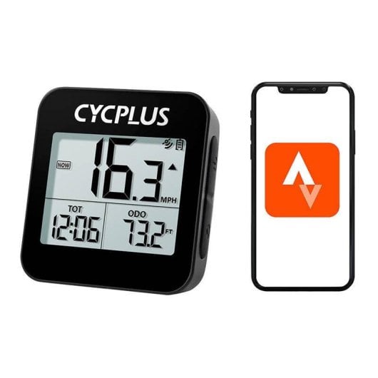 Ciclocomputador Cycplus G1 GPS Multi-GNSS IPX6