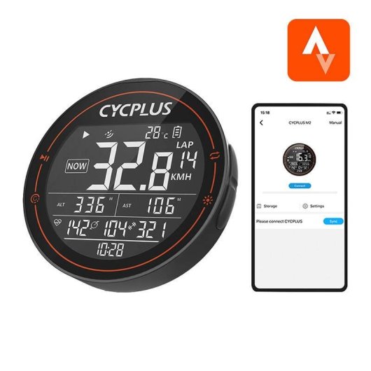 Cyclocompteur Cycplus M2 - ANT+, Bluetooth 5.0, 35h autonomie