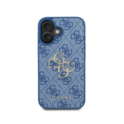 Funda para móvel Guess 4G PU Azul com Correia Design Premium para iPhone 16