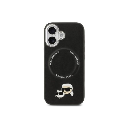 Karl Lagerfeld Funda Para Iphone 17 – Carcasa De Pu Con Magsafe Negra Con Pins K&c, Diseño Elegante Y Ajuste Preciso
