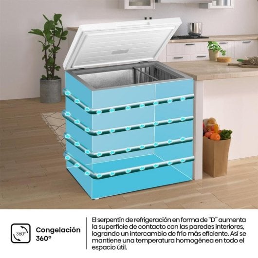 Congelador Hisense FT200N1AWDL 198 L ST-T 38 dB 4* D Blanco