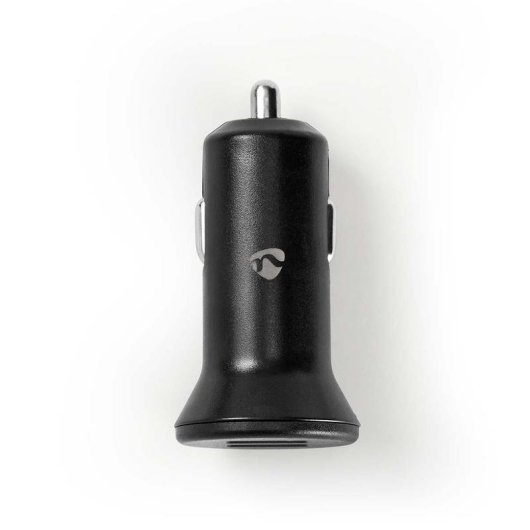 Cargador para coche Nedis CCHAU480ABK Negro con 2 puertos USB-A