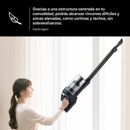 Aspirateur sans Fil Samsung Jet 85S Complete 250W 60 min HEPA Antienchevêtrement Accessoires Blanc