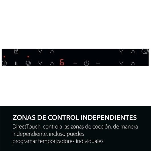Placa Vitrocerámica AEG TN64RA06XB 7000W 4 Zonas Táctil Negra Integrada 60 cm