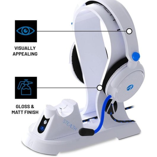 Estación de Juego Stealth SP-C160V para PS5 con Auriculares y Soporte