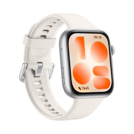 Huawei WATCH Fit 5 Bluetooth GPS 42,9mm Plata Correa Blanca M Resistente Agua 5ATM SpO2 Pulsómetro