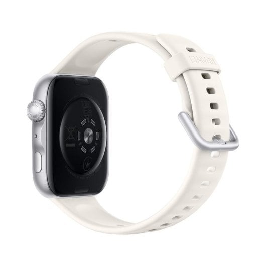 Huawei WATCH Fit 5 Bluetooth GPS 42,9mm Plata Correa Blanca M Resistente Agua 5ATM SpO2 Pulsómetro