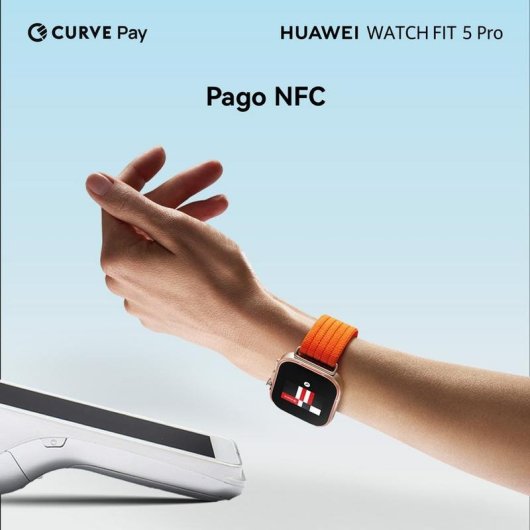 Huawei WATCH Fit 5 Pro Bluetooth GPS NFC 44,5mm Negro Talla Única Resistente Agua 5ATM
