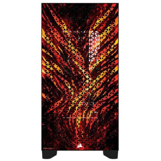Corsair 3000D AIRFLOW Cristal Templado USB 3.0 Negra Fire Edition By PcCom