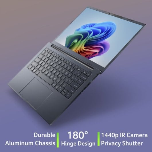 Portátil Acer Aspire 14 AI 14" Qualcomm Snapdragon X1-26100 16GB 512GB SSD Adreno Windows 11 Home