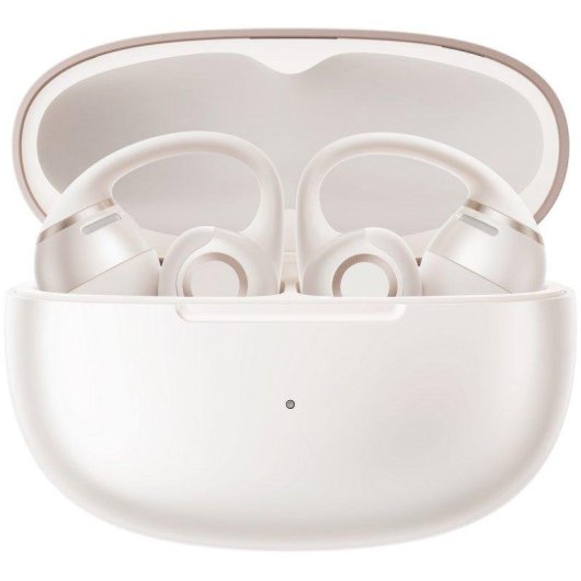 Auriculares Shokz OpenDots 2 sans fil Bluetooth, son Dolby amélioré, blanc perle