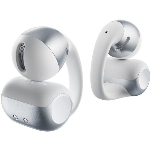 Auriculares Shokz OpenDots 2 sem fios Bluetooth micro condução óssea cinzento