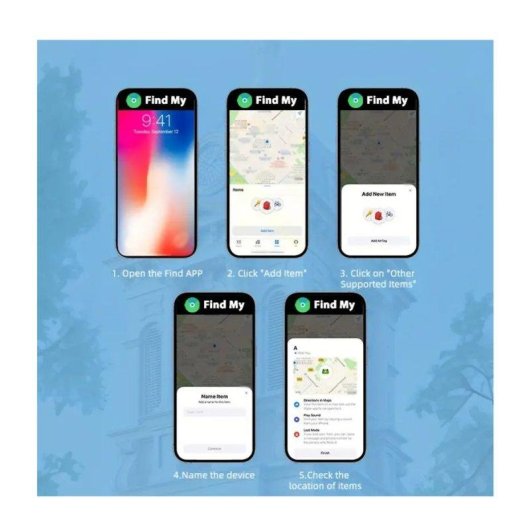 Localizador GPS Klack Smart Tag para iOS