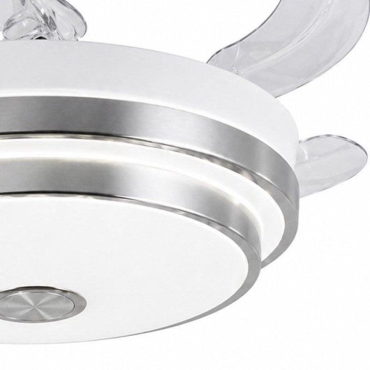Ventoinha de Teto com Luz Klack KNV-137 30W 107cm 6 Velocidades Pás Retráteis Bluetooth Comando
