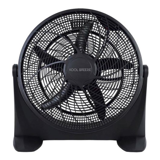 Ventilador de Suelo Klack Kool Breeze 73W 12” 3 Velocidades Inclinación Ajustable Compacto
