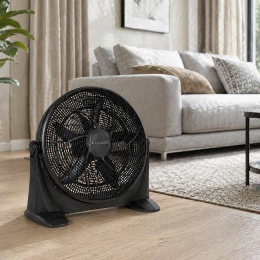 Ventilador de Suelo Klack Kool Breeze 73W 12” 3 Velocidades Inclinación Ajustable Compacto