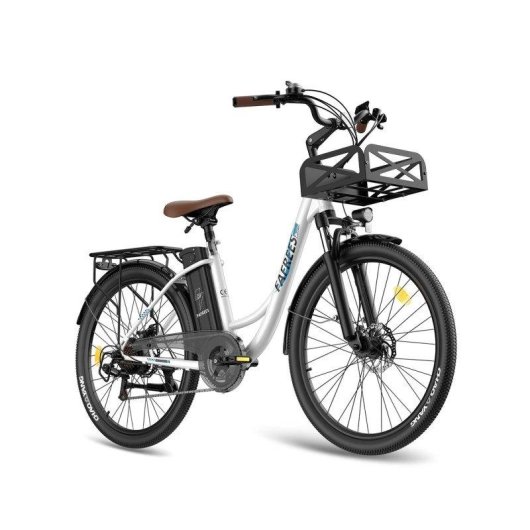 Bicicletta Elettrica Fafrees F26 Lasting 250W 36V25Ah 26" Bianca