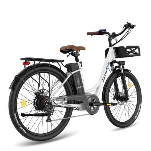 Bicicletta Elettrica Fafrees F26 Lasting 250W 36V25Ah 26" Bianca