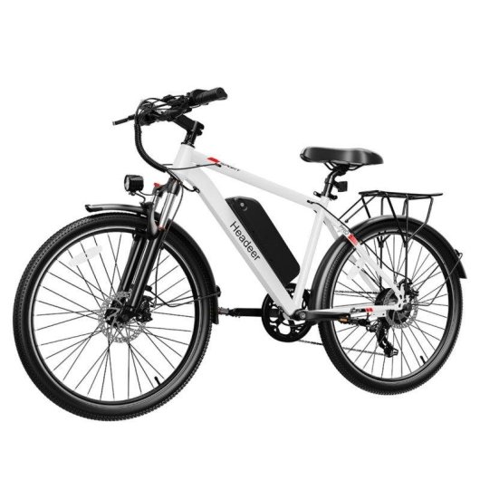 Bicicleta Eléctrica Headeer BK1350 Motor 500W Batería 48V 13.5Ah 26" Frenos de Disco