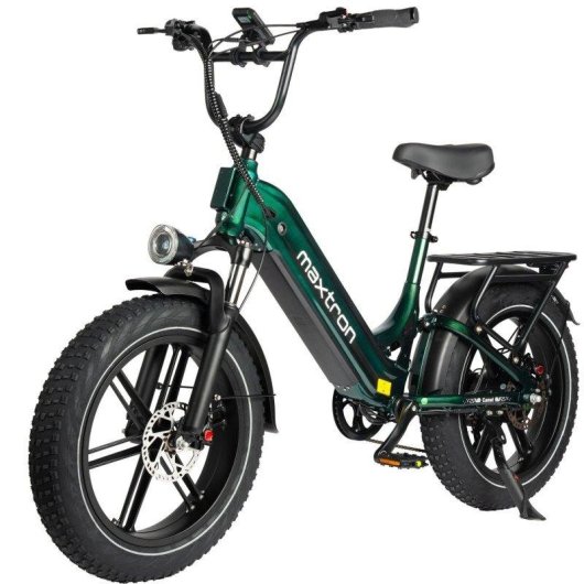 Bicicleta Elétrica Maxturn Camel 250W 48V18ah 20" Travões de Disco Hidráulicos Verde
