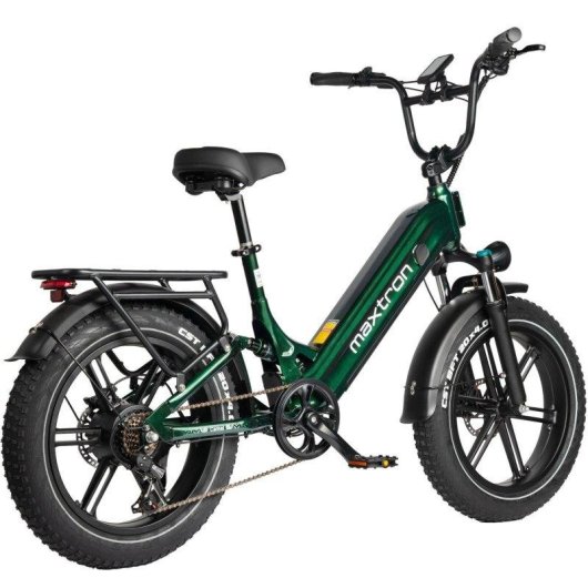 Bicicleta Elétrica Maxturn Camel 250W 48V18ah 20" Travões de Disco Hidráulicos Verde