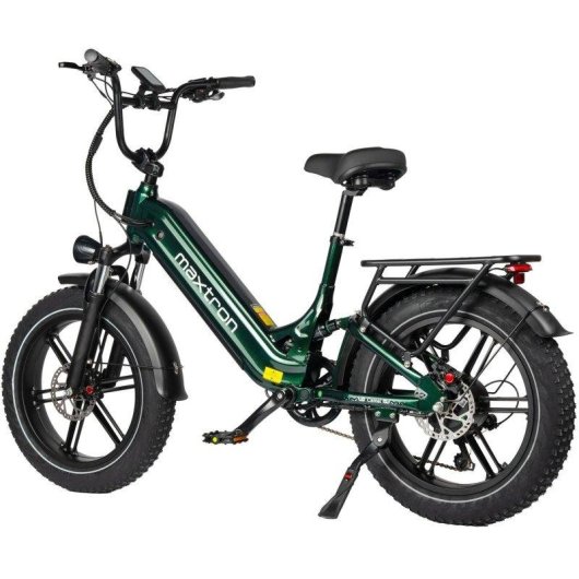 Bicicleta Elétrica Maxturn Camel 250W 48V18ah 20" Travões de Disco Hidráulicos Verde