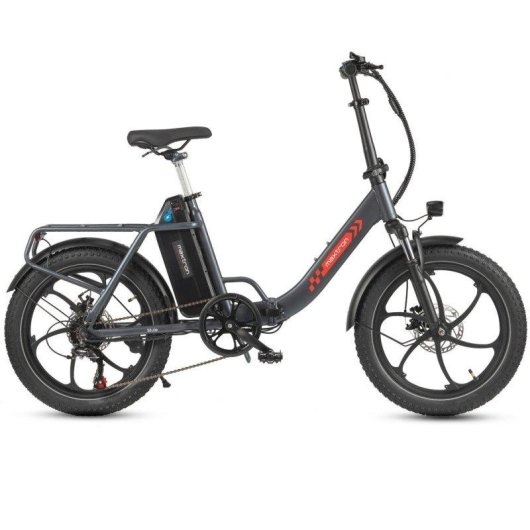 Bicicleta Elétrica Maxturn Mule 250W 48V20Ah 20" Travões de Disco Mecânicos Cinzento
