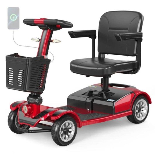 Scooter Seedream S-01 250W 24V20Ah 8 polegadas Freio Magnético Vermelho