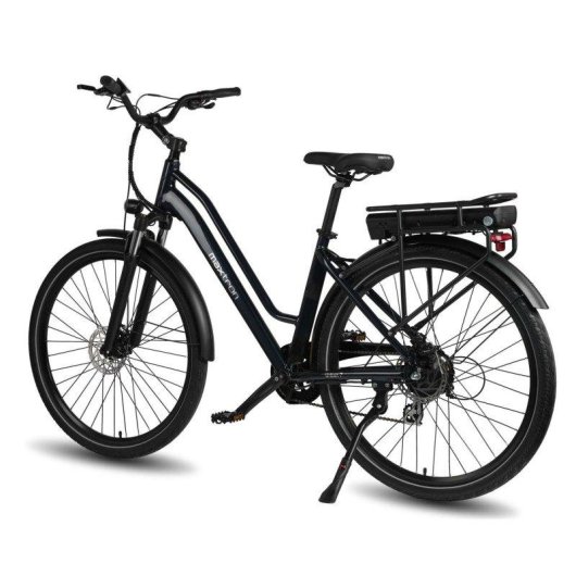 Bicicleta Eléctrica Maxturn Urban7 Motor 250W Batería 36V 12.8Ah 27.5" Frenos Disco Azul Oscuro