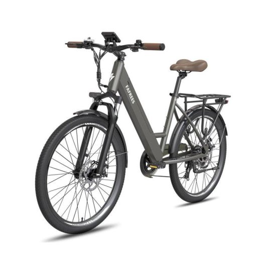 Bicicletta Elettrica Fafrees F26 Pro - Motore 250W Batteria 36V15ah Ruote 26x1.75 Freni a Disco Meccanici Grigio
