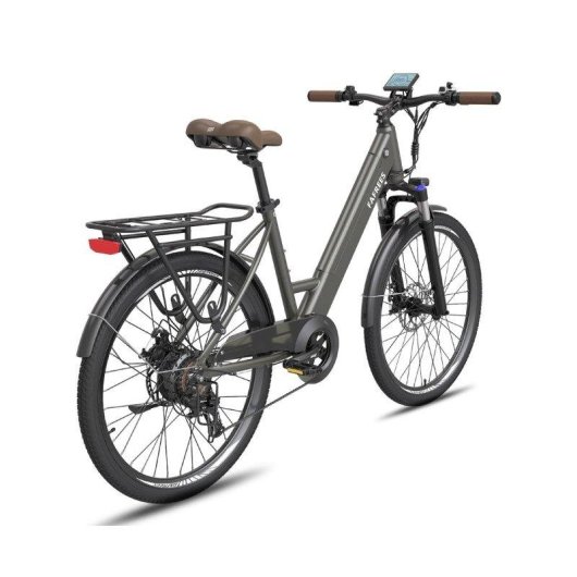 Bicicletta Elettrica Fafrees F26 Pro - Motore 250W Batteria 36V15ah Ruote 26x1.75 Freni a Disco Meccanici Grigio