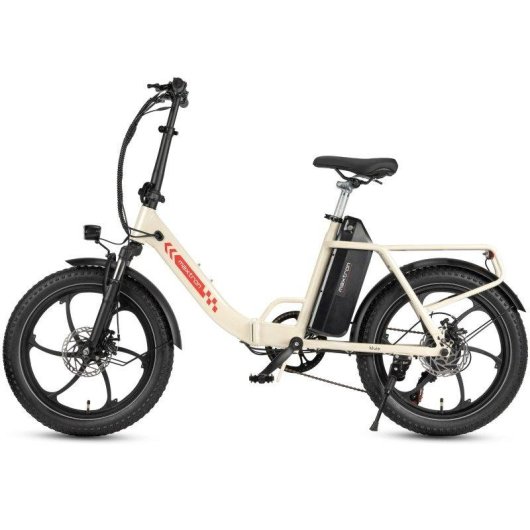 Bicicletta Elettrica Maxturn Mule 250W 48V20Ah 20" Freni a Disco Meccanici Bianco