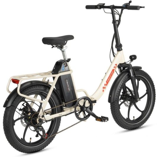 Bicicletta Elettrica Maxturn Mule 250W 48V20Ah 20" Freni a Disco Meccanici Bianco