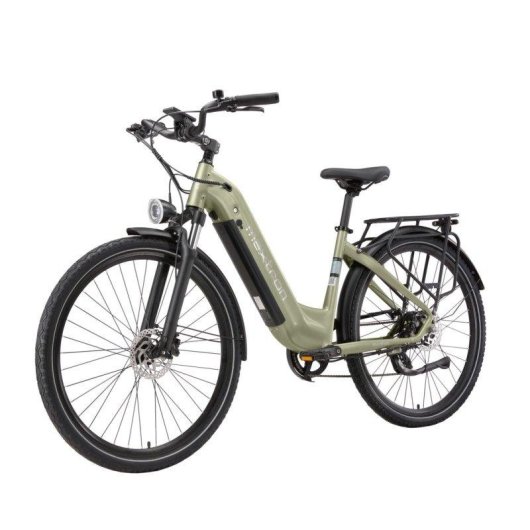 Bicicletta Elettrica Maxturn Marathon 250W 36V 27.5" Freni a Disco Idraulici Verde