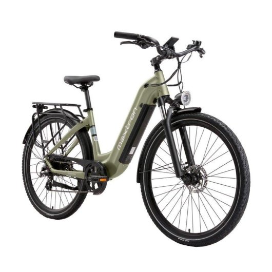 Bicicletta Elettrica Maxturn Marathon 250W 36V 27.5" Freni a Disco Idraulici Verde