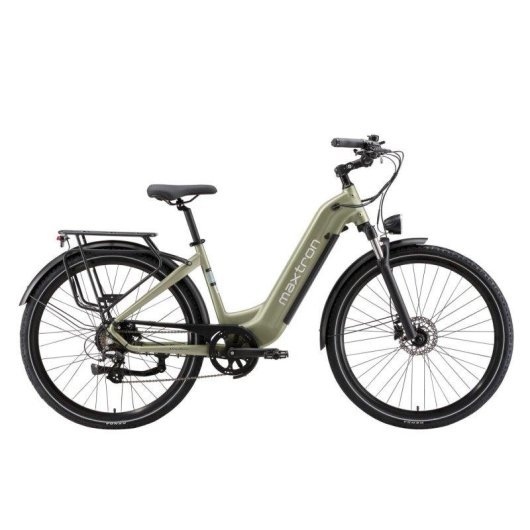 Bicicletta Elettrica Maxturn Marathon 250W 36V 27.5" Freni a Disco Idraulici Verde