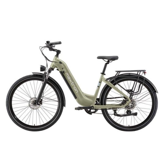 Bicicletta Elettrica Maxturn Marathon 250W 36V 27.5" Freni a Disco Idraulici Verde