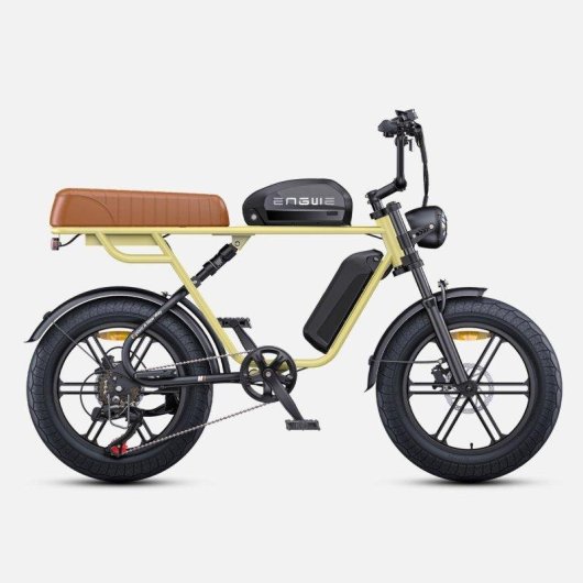 Bicicleta Elétrica Engwe M1 Eu 250w Bateria 48v28.6ah Pneus 20 Polegadas Freios a Disco Hidráulicos Amarelo