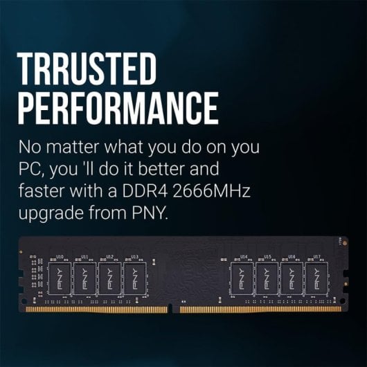 Mémoire RAM PNY 16Go DDR4 2666MHz CL19 288 broches DIMM 1.2V